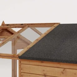 Waltons 8 X 6 Wooden Greenhouse And Garden Shiplap Storage Shed Combi -Garden Central Sales Store 004 001 0024206