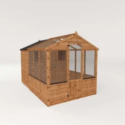 Waltons 10 X 6 Wooden Greenhouse And Garden Shiplap Storage Shed Combi 17 Waltons 10 X 6 Wooden Greenhouse And Garden Shiplap Storage Shed Combi -Garden Central Sales Store 004 001 00252011