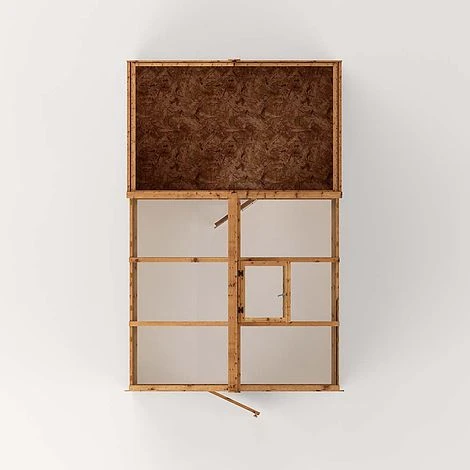 Waltons 10 X 6 Wooden Greenhouse And Garden Shiplap Storage Shed Combi 5 Waltons 10 X 6 Wooden Greenhouse And Garden Shiplap Storage Shed Combi - Image 5