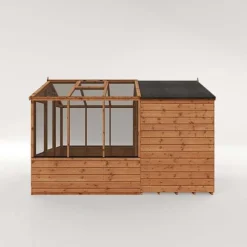Waltons 10 X 6 Wooden Greenhouse And Garden Shiplap Storage Shed Combi 21 Waltons 10 X 6 Wooden Greenhouse And Garden Shiplap Storage Shed Combi -Garden Central Sales Store 004 001 00252014