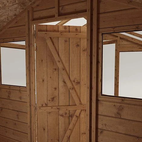 Waltons 10 X 6 Wooden Greenhouse And Garden Shiplap Storage Shed Combi 12 Waltons 10 X 6 Wooden Greenhouse And Garden Shiplap Storage Shed Combi - Image 12