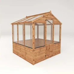 Waltons 6 X 6 Traditional Wooden Shiplap Tongue And Groove Greenhouse -Garden Central Sales Store 004 003 0002206