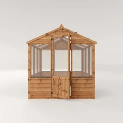 Waltons 8 X 6 Traditional Wooden Shiplap Tongue And Groove Greenhouse -Garden Central Sales Store 004 003 0003203