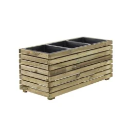 Cerland Horizon Outdoor Rectangular Wooden Planter 90cm -Garden Central Sales Store 004017 HD 01