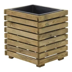 Cerland Horizon Outdoor Square Wooden Planter Tall 40cm -Garden Central Sales Store 004032