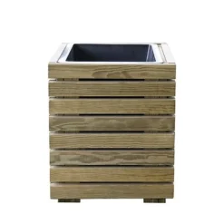 Cerland Horizon Outdoor Square Wooden Planter Tall 40cm -Garden Central Sales Store 004032 02 HD