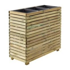 Cerland Horizon Outdoor Rectangular Wooden Planter Tall 90cm -Garden Central Sales Store 004033