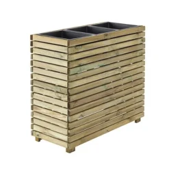 Cerland Horizon Outdoor Rectangular Wooden Planter Tall 90cm -Garden Central Sales Store 004033 HD20 20Copie