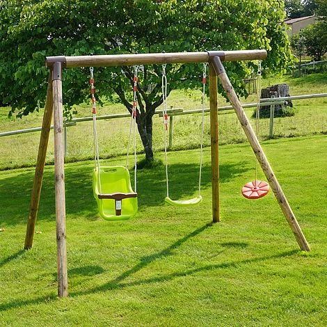 Soulet Tiago Wooden Swing Set 1 Soulet Tiago Wooden Swing Set