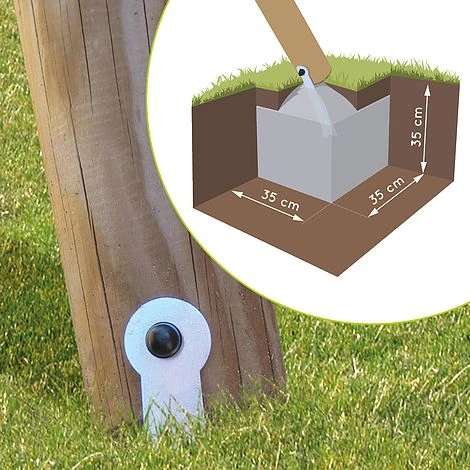 Soulet Tiago Wooden Swing Set 8 Soulet Tiago Wooden Swing Set - Image 8