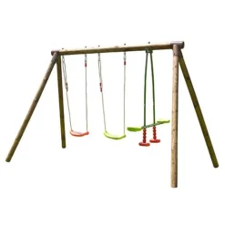 Soulet Pacco Wooden Swing Set -Garden Central Sales Store 004494 DET 01