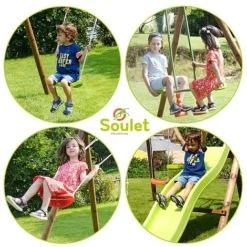 Soulet Figue Climbing Frame With Swings And Slide -Garden Central Sales Store 004505 ZOOM Agres