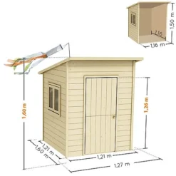 Soulet Santa Monica Playhouse 4 X 5 -Garden Central Sales Store 004863 VISUEL DIM PRODUIT