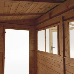 Waltons 8 X 8 Wooden Shiplap Tongue And Groove Greenhouse And Combi Garden Storage Shed -Garden Central Sales Store 005 0001204