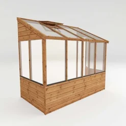 Waltons 8 X 4 Traditional Lean To Wooden Shiplap Tongue And Groove Greenhouse -Garden Central Sales Store 04GREENLEAN0804 V220Detail20003