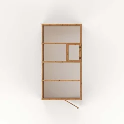 Waltons 8 X 4 Traditional Lean To Wooden Shiplap Tongue And Groove Greenhouse -Garden Central Sales Store 04GREENLEAN0804 V220Plan20DO20B