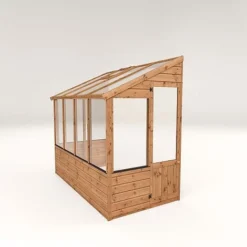 Waltons 8 X 4 Traditional Lean To Wooden Shiplap Tongue And Groove Greenhouse -Garden Central Sales Store 04GREENLEAN0806 V220100