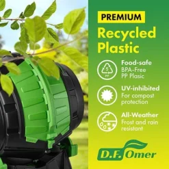 Tumbling Barrel Rolling 50L Composter -Garden Central Sales Store 04 material