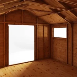 Waltons 14' X 10' Premium Shiplap Apex Roof Garden Workshop Shed -Garden Central Sales Store 14x10 Premium Shiplap Apex Workshop Detail002