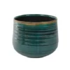 Pot Como Turquoise H21Cm D26Cm