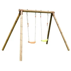 Soulet Alizee Double Wooden Swing Set -Garden Central Sales Store 215176