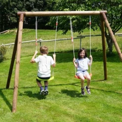 Soulet Alizee Double Wooden Swing Set -Garden Central Sales Store 215176 AMB 01