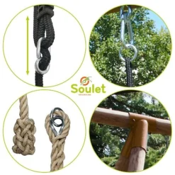 Soulet Galdar Wooden Swing Set -Garden Central Sales Store 215330 ZOOM 01 technique