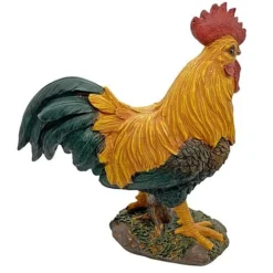 Standing Cockerel Bird Garden Animal Ornament -Garden Central Sales Store 3210S 5