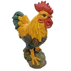 Standing Cockerel Bird Garden Animal Ornament -Garden Central Sales Store 3210S 8