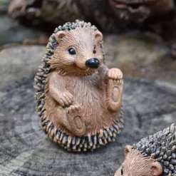 3 Hedgehog Garden Animal Ornaments Outdoor Wildlife Statues -Garden Central Sales Store 3440 3