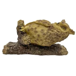 Wall Mountable Eagle Owl Bird On A Branch Garden Ornament -Garden Central Sales Store 3445 EAGLE 5