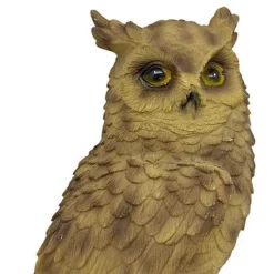 Wall Mountable Eagle Owl Bird On A Branch Garden Ornament -Garden Central Sales Store 3445 EAGLE 6