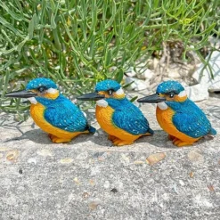 3 Pot Topping Kingfisher Bird Garden Ornaments -Garden Central Sales Store 3710 8