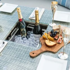 Maze Rattan Oxford Sofa Dining Set With Ice Bucket & Rising Table -Garden Central Sales Store 401761 6