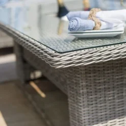 Maze Rattan Oxford Sofa Dining Set With Ice Bucket & Rising Table -Garden Central Sales Store 401761 9