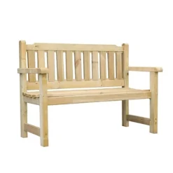 Waltons 2 Seater Pressure Treated Wooden Garden Bench 4ft -Garden Central Sales Store 4ft Bench Main White Background
