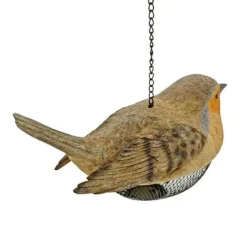 Robin Shaped Bird Feeder Hanging Garden Ornament -Garden Central Sales Store 530967 000 707 4