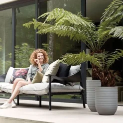 Allure Ribbon Pot - Mineral Clay Colour -Garden Central Sales Store 597158Y