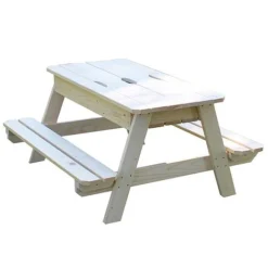Soulet Childrens Wooden Picnic Table With Sandpit -Garden Central Sales Store 782714 DET 01