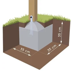 Soulet Carry Shepherds Hut Playhouse 6 X 8 -Garden Central Sales Store 782856 ZOOM 04 scellement