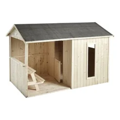 Soulet Jazz Playhouse With Canopy 8 X 5 -Garden Central Sales Store 785700 DET 02