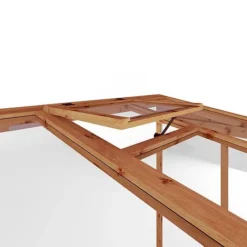 Waltons 8 X 4 Premium Wooden Shiplap Tongue And Groove Lean To Greenhouse -Garden Central Sales Store 8x4 premium lean to greenhouse detail004 SI 004 001 0005