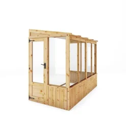 Waltons 8 X 4 Premium Wooden Shiplap Tongue And Groove Lean To Greenhouse -Garden Central Sales Store 8x4 premium lean to greenhouse maindc SI 004 001 0005