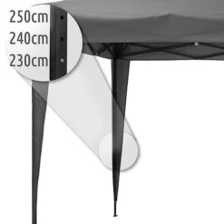 Idooka Pop Up Gazebos- Freestanding Awnings & Canopies & Party Tents -Garden Central Sales Store Adjustable20Height
