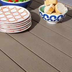 Rowlinson Rattan Garden Corner Sofa Dining Set 8 Seat Oatmeal -Garden Central Sales Store AlbanyCornerset Wheat 061