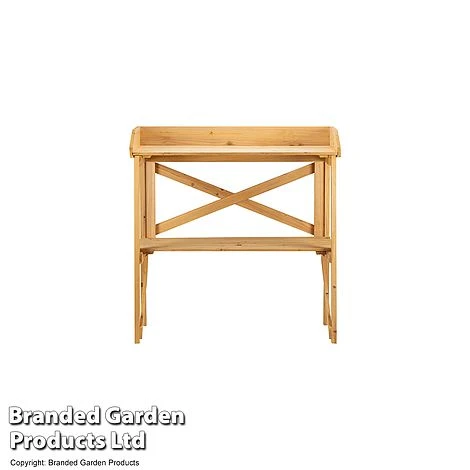 Garden Grow Wooden Two-Tier Potting Bench 4 Garden Grow Wooden Two-Tier Potting Bench - Image 4