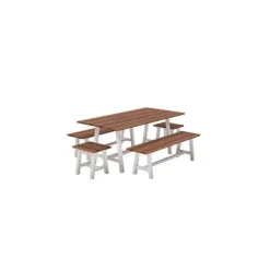 Broadway Acacia Wood 5 Piece Furniture Set