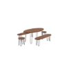 Borough Acacia Wood 5 Piece Furniture Set