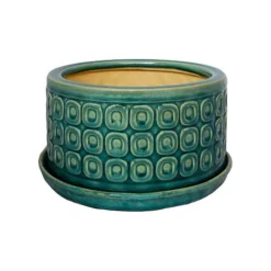 Bonsai Planter Teal D20Cm