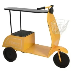 Idooka Green Metal Scooter Side Table -Garden Central Sales Store BT1000 BARS.YELLOW.Main